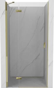 Mexen Mist-H, ușă de duș cu 1 aripă, stânga, 70 cm, sticlă transparentă, profil auriu lucios, 8A5-070-000-50-00-L