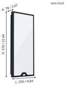 Eglo - Plafonieră LED pentru exterior cu senzor CASAZZA LED/18,5W/230V IP44