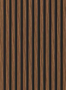 Mexen Lam-B, lamele acustice de perete 275 × 30 cm, placă HDF 4 mm, furnir tehnic, mahon rubiniu, S100-275307-3015-013