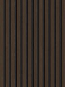 Mexen Lam-F, lamele acustice de perete 275 × 30 cm, suport din fetru 8 mm, furnir tehnic, lemn de trandafir, nuc, S105-275307-3015-021