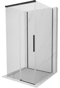 Mexen Rox-3S, cabină de duș cu 3 pereți 120 x 120 cm, sticlă transparentă de 8 mm, profil negru, 8C2-120-120-70-00-3S