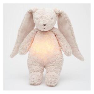 Pluș de îmbrățișat cu sunete și lumină Moonie iepuraș 2.0 organic rose