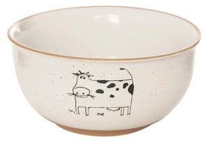 Castron din ceramică Orion FERMĂ cow, 13,5 cm