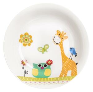 Farfurie adâncă pentru copii Orion Girafă, 19 cm
