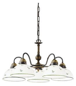Lustră pe lanț Kolarz 731.85.20 NONNA 5xE27/75W/230V verde