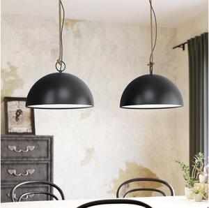 Lustră pe cablu Eglo 78444 HODSOLL 2xE27/40W/230V negru/maro