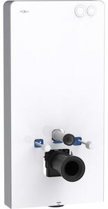 Mexen Tex Air G cadru aplicat pneumatic pentru WC, sticlă albă - 61150A-20