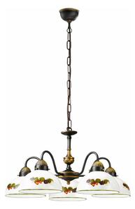 Lustră pe lanț Kolarz 731.85.121 NONNA 5xE27/75W/230V struguri/căpșuni