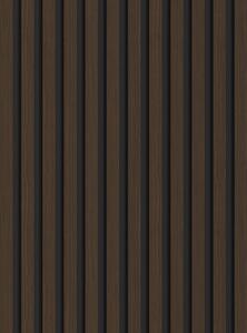Mexen Lam-B, lamele acustice de perete 275 × 30 cm, placă HDF 4 mm, furnir tehnic, lemn de trandafir, nuc, S100-275307-3015-021