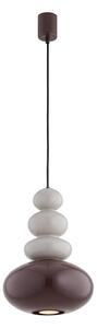 Lustră pe cablu Argon 8820 DIEGO 1xGU10/5W/230V maro/gri