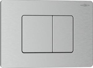 Mexen Tex 05, buton de închidere din oțel inoxidabil, oțel periat, 6105-10