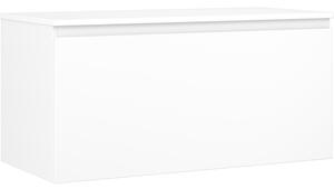Mexen Orio, mobilier de baie 100 cm cu blat, 1 sertar, alb mat, 91A10-10047-1-BFC01