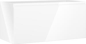 Mexen Orio, mobilier baie 100 cm, 1 sertar, alb lucios, 91A10-10047-1-BF00