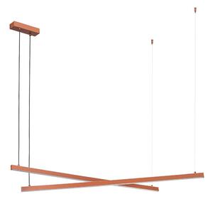 Lustră LED pe cablu Argon 8837 MIAMI LED/74W/230V 3000K maro