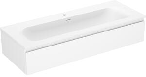 Mexen Orio, mobilier baie 120 cm cu lavoar Vela, 1 sertar, alb mat, 91A10-12023-1-BF01-W23M01