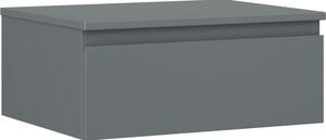 Mexen Orio, mobilier de baie 60 cm cu blat, 1 sertar, grafit mat, 91A10-06023-1-BFC66