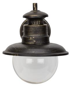 Outdoor wall lamp Brilliant ARTU 1xE27/60W/230V IP44 patină/auriu
