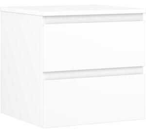 Mexen Orio, mobilier de baie 50 cm cu blat, 2 sertare, alb mat, 91A10-05047-2-BFFC01
