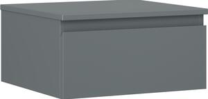Mexen Orio, mobilier de baie 50 cm cu blat, 1 sertar, grafit mat, 91A10-05023-1-BFC66