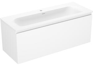 Mexen Orio, mobilier de baie 120 cm cu lavoar Vela, 1 sertar, alb mat, 91A10-12047-1-BF01-W23M01