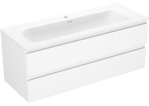 Mexen Orio, mobilier baie 120 cm cu lavoar Vela, 2 sertare, alb mat, 91A10-12047-2-BFF01-W23M01