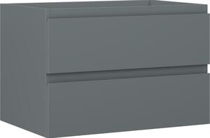 Mexen Orio, mobilier baie 70 cm, 2 sertare, grafit mat, 91A10-07047-2-BFF66