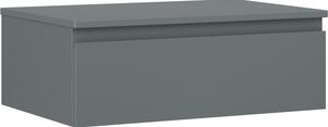 Mexen Orio, mobilier de baie 70 cm cu blat, 1 sertar, grafit mat, 91A10-07023-1-BFC66