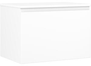 Mexen Orio, mobilier de baie 70 cm cu blat, 1 sertar, alb mat, 91A10-07047-1-BFC01