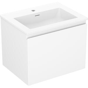 Mexen Orio, mobilier de baie 60 cm cu lavoar Otis, 1 sertar, alb mat, 91A10-06047-1-BF01-W18M01