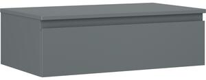Mexen Orio, mobilier de baie 80 cm cu blat, 1 sertar, grafit mat, 91A10-08023-1-BFC66