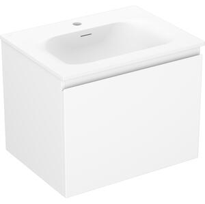 Mexen Orio, mobilier baie 60 cm cu lavoar Vela, 1 sertar, alb mat, 91A10-06047-1-BF01-W23M01