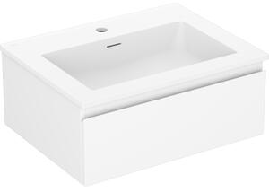 Mexen Orio, mobilier de baie 60 cm cu lavoar Otis, 1 sertar, alb mat, 91A10-06023-1-BF01-W18M01