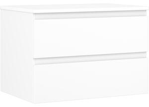 Mexen Orio, mobilier de baie 70 cm cu blat, 2 sertare, alb mat, 91A10-07047-2-BFFC01