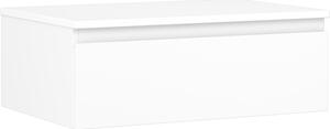 Mexen Orio, mobilier de baie 70 cm cu blat, 1 sertar, alb mat, 91A10-07023-1-BFC01