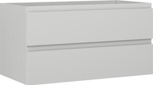 Mexen Orio, mobilier baie 90 cm, 2 sertare, gri mat, 91A10-09047-2-BFF62