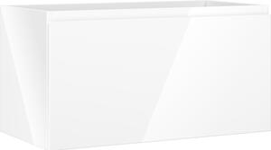 Mexen Orio, mobilier baie 90 cm, 1 sertar, alb lucios, 91A10-09047-1-BF00