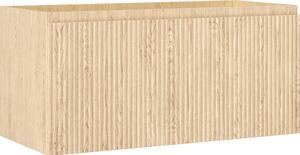 Mexen Rivel, mobilier baie 100 cm, 1 sertar, canelat, stejar, 91A20-10047-1-BF81