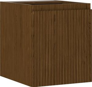 Mexen Rivel, mobilier baie 40 cm, 1 ușă, canelat, nuc, 91A21-04047-1-BF86