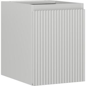 Mexen Rivel, mobilier baie 35 cm, 1 ușă, cu caneluri, gri mat, 91A21-03547-1-BF62
