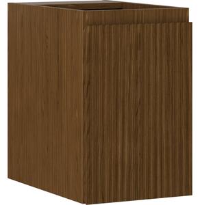 Mexen Rivel, mobilier baie 30 cm, 1 ușă, canelat, nuc, 91A21-03047-1-BF86