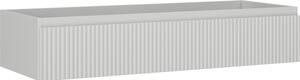 Mexen Rivel, mobilier baie 120 cm, 1 sertar, canelat, gri mat, 91A20-12023-1-BF62