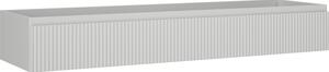 Mexen Rivel, mobilier baie 160 cm, 1 sertar, canelat, gri mat, 91A20-16023-1-BF62