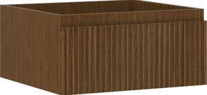 Mexen Rivel, mobilier baie 50 cm, 1 sertar, canelat, nuc, 91A20-05023-1-BF86