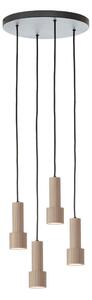 Lustră pe cablu Brilliant CADIZ 4xGU10/10W/230V d. 35 cm bronz