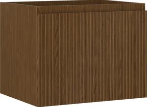 Mexen Rivel, mobilier baie 60 cm, 1 sertar, canelat, nuc, 91A20-06047-1-BF86