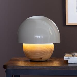 Lampă de masă Brilliant NALAM 1xE14/40W/230V gri/ash