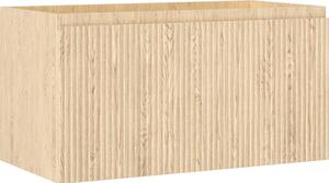 Mexen Rivel, mobilier baie 90 cm, 1 sertar, canelat, stejar, 91A20-09047-1-BF81