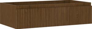 Mexen Rivel, mobilier baie 90 cm, 1 sertar, canelat, nuc, 91A20-09023-1-BF86