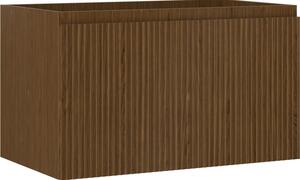 Mexen Rivel, mobilier baie 80 cm, 1 sertar, canelat, nuc, 91A20-08047-1-BF86