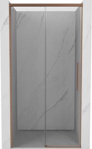 Mexen Rox, ușă glisantă de duș 105 cm, sticlă transparentă de 8 mm, profil mat cupru, 8C2-105-000-65-00